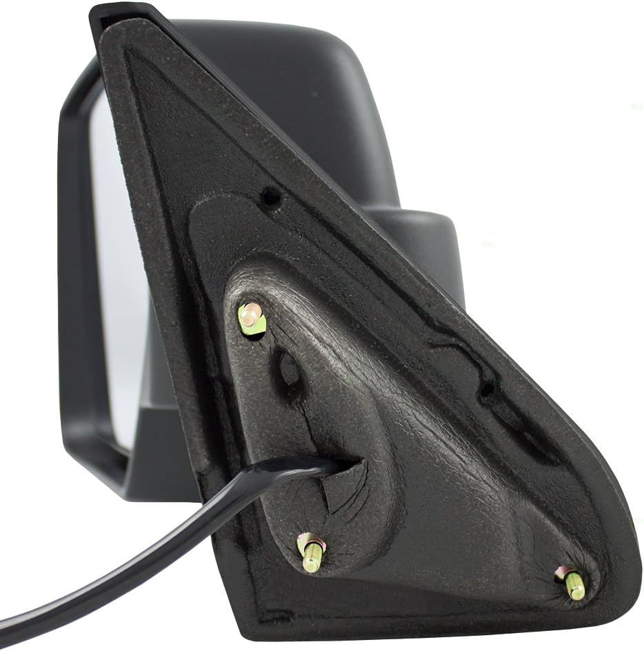 Replacement Driver Power Side View Mirror Textured Black Compatible with 2007-2017 Patriot 5155459AG