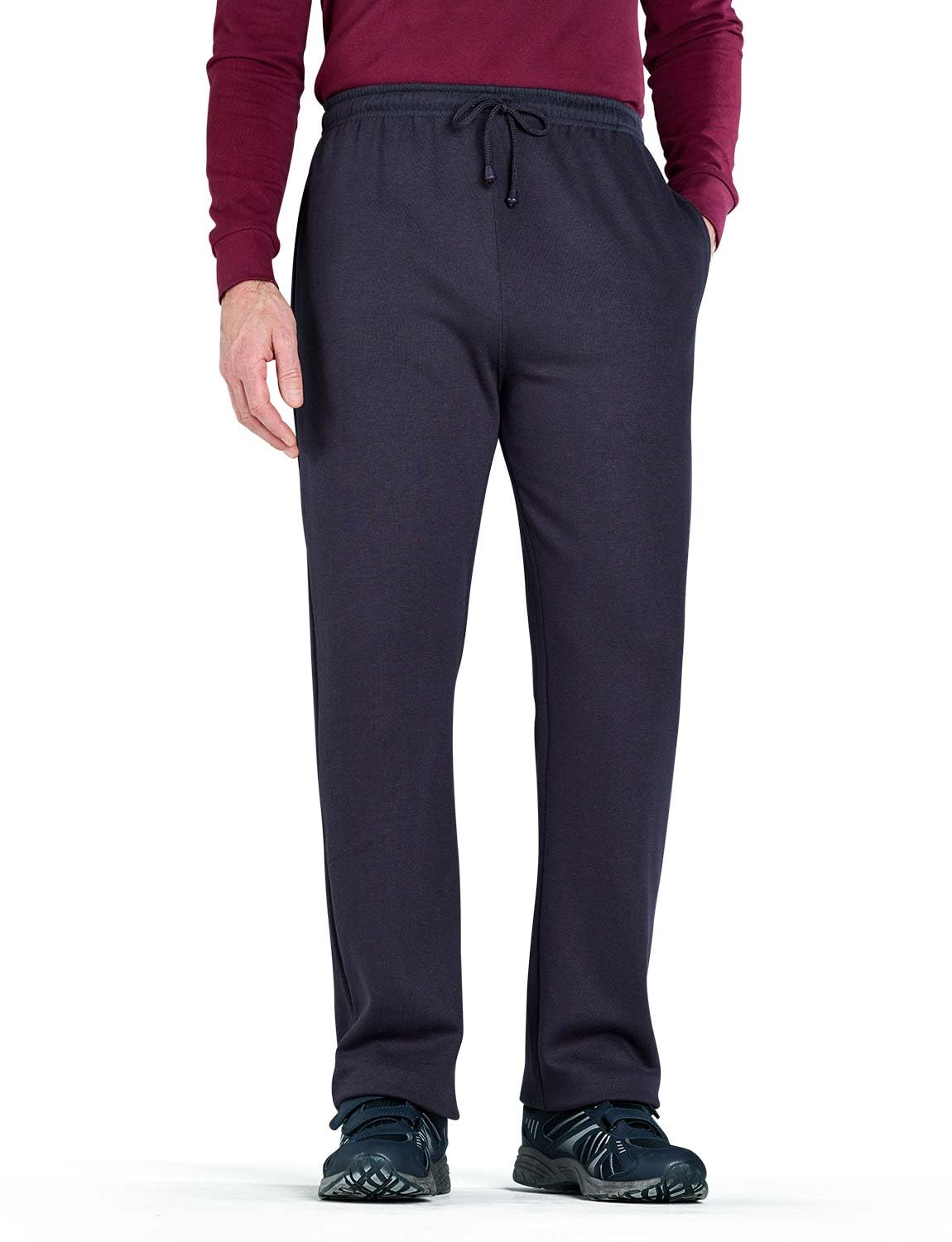 Chums Men's Jogging Bottom Trouser Pants Leisure Pull-On Fleece Joggers Navy 44W / 27L