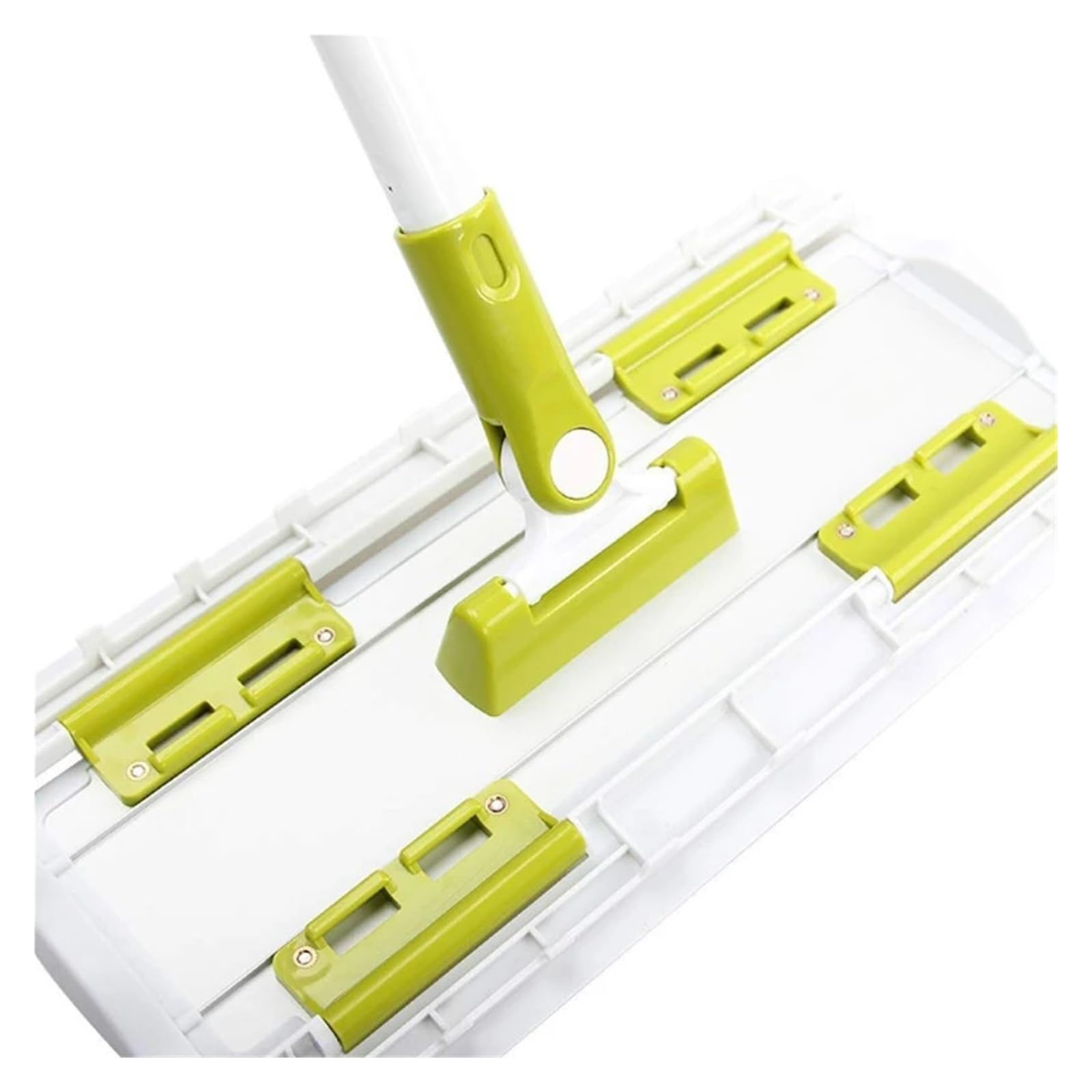 Fregona Plana con Clip, Varilla telescópica de Acero Inoxidable