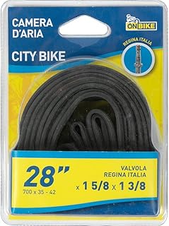 On Bike Bicycle Inner Tube 28″ x 1 5/8 x 1 3/8 (700 x 35-42c) – E.T.R.T.O. 37-622, High Strength and Hold, Compatible with…