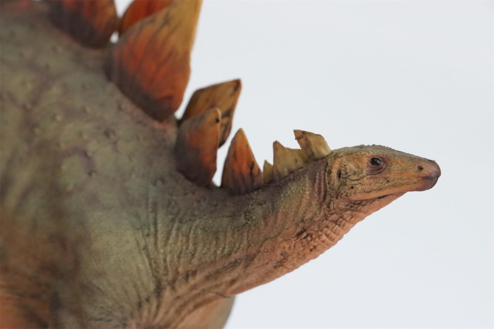 AMITD Figura decorativa de dinosaurio a escala 35 de estegosaurio (095 verde)