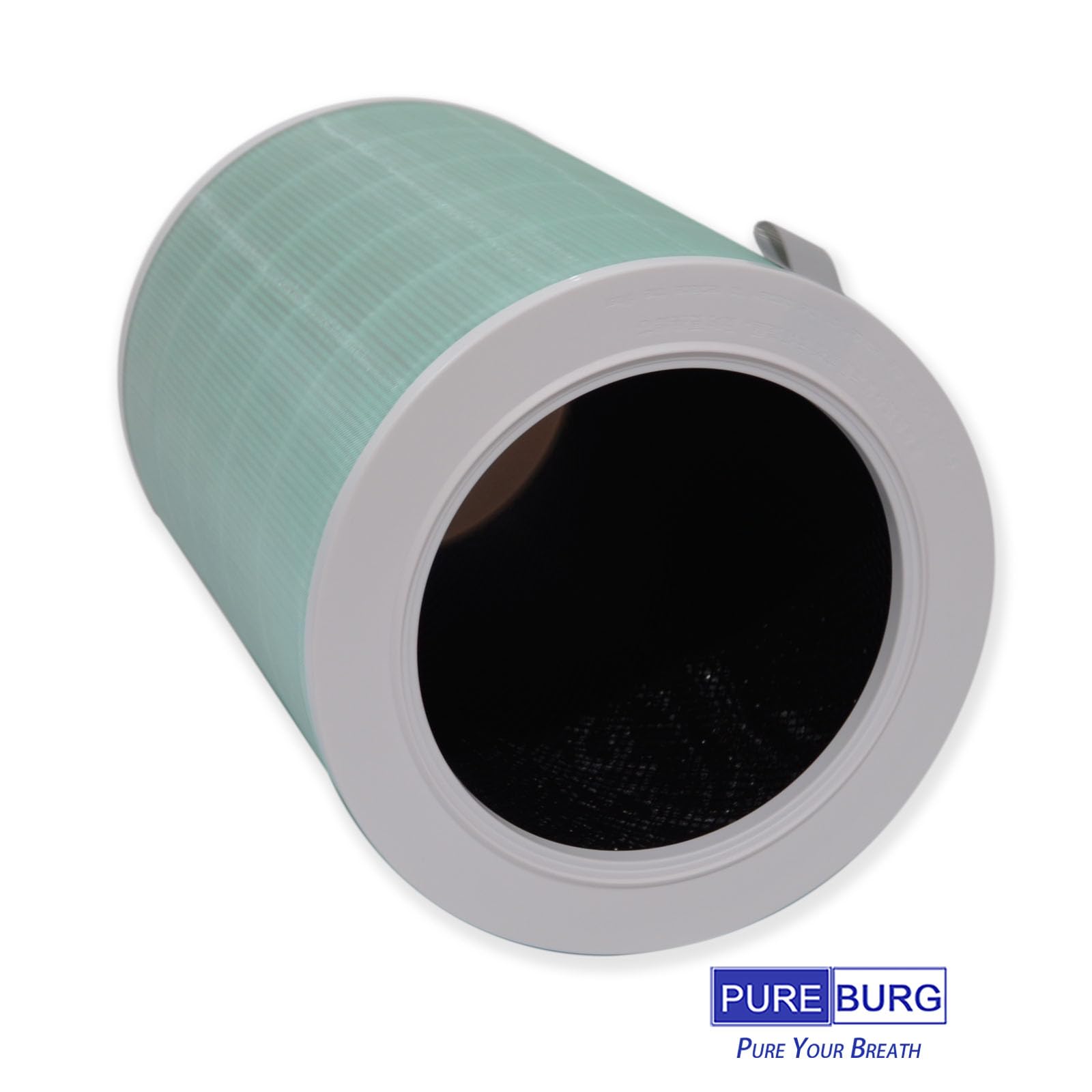 PUREBURG Filtro di ricambio compatibile con purificatore d'aria Xiaomi 4, filtrazione HEPA H13 a 4 stadi, carbone attivo, confezione da 1