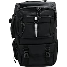 Fishing Tackle Backpack, Angling Gear Storage Pack Black