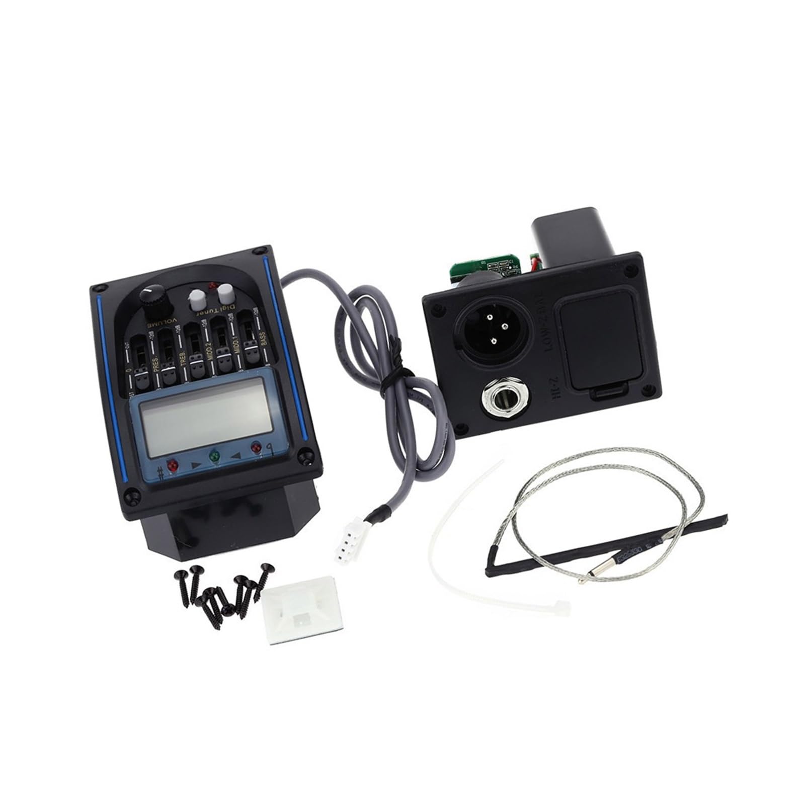 Pickup Standard Per Chitarra Equalizzatore A 5 Bande Con Accordatore Per Pickup Per Chitarra Classica Folk E Acustica