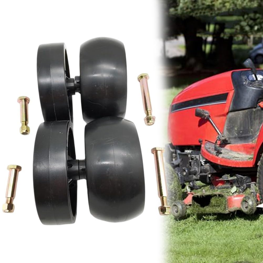 Ruedas de cubierta para cortacésped, 4 ruedas de 5 pulgadas 734-04155 734-0973, con pernos y tuercas para Toro