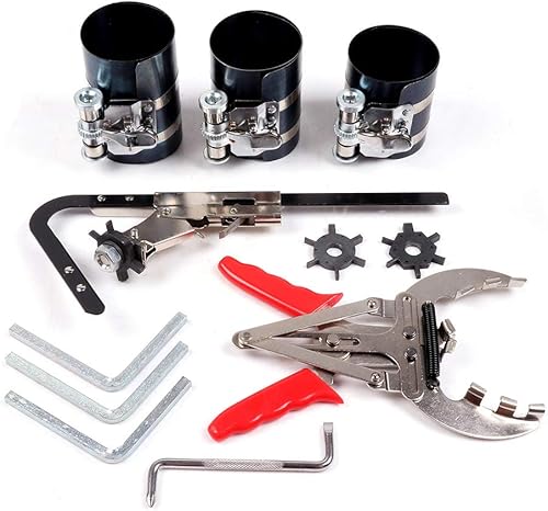 Miniatura 5 de ECCPP Conjunto de servicio de anillo de pistón Anillo de limpieza Expansor Conjunto de herramientas de compresor apto para motor de motor automático