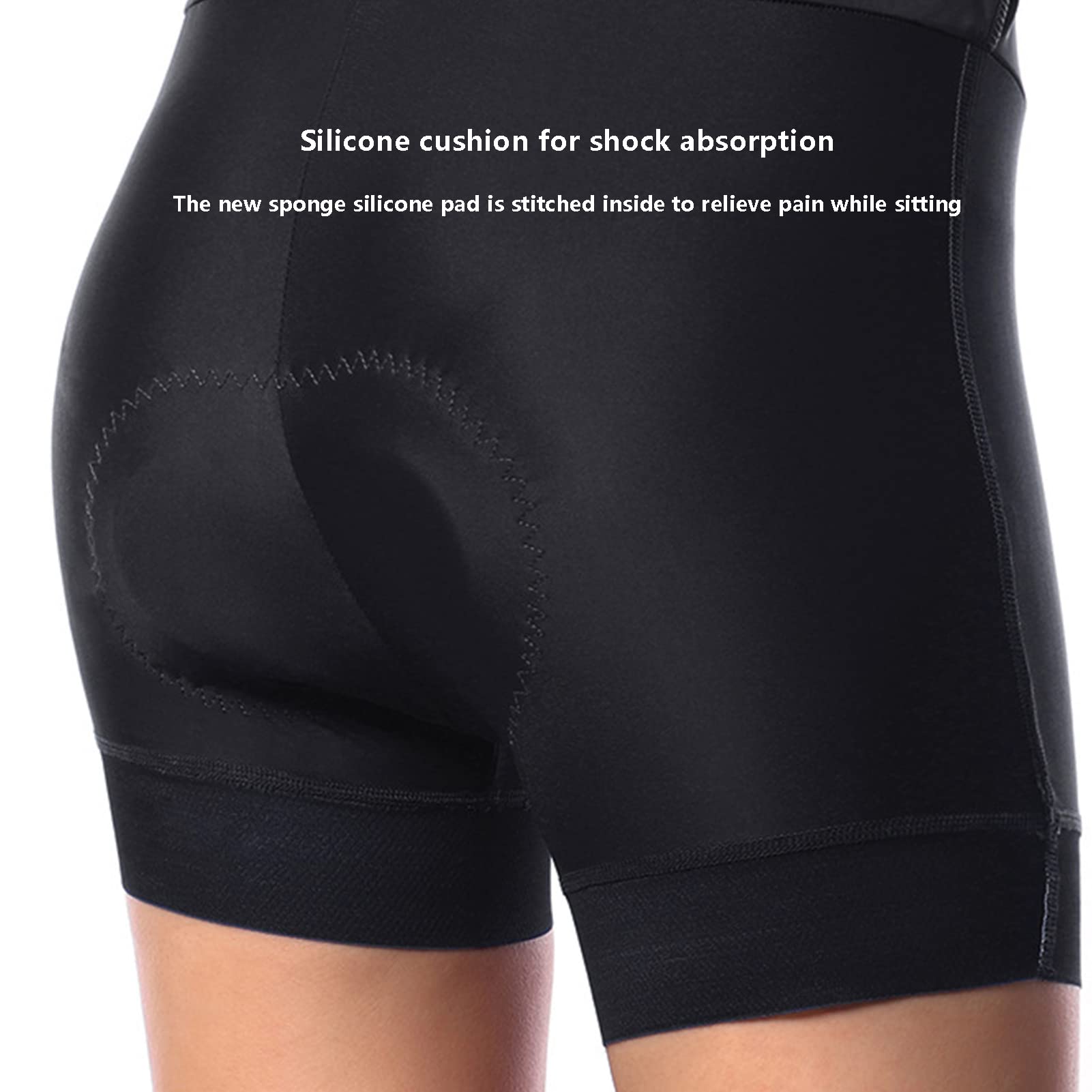 Gonna da Bici da Donna Imbottita, Pantaloncini da Ciclismo da Donna Culottes Gonna Pantaloncini da Ciclismo Skort Sportivi 2 in 1 con Fondello in Gel 5d