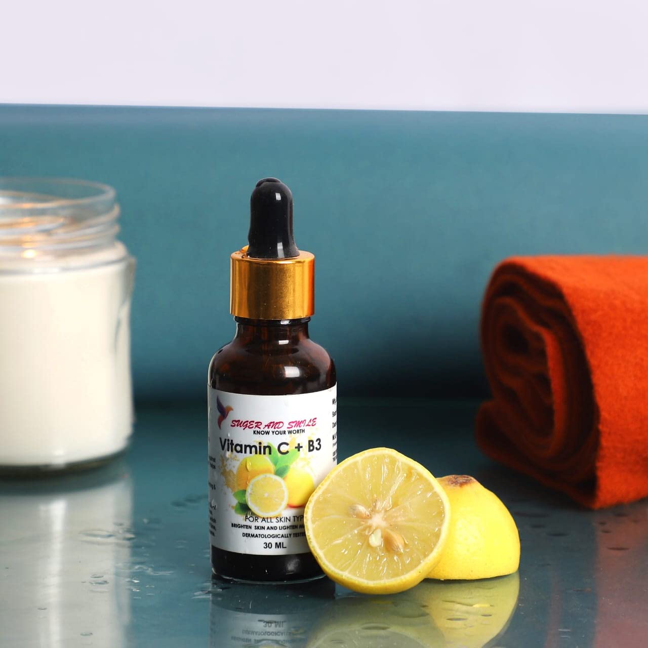 Vitamin C+B3 SERUM, Brightening Solution Triple Care with Vit C, B3 (30 |anti wrinkle|sun protection