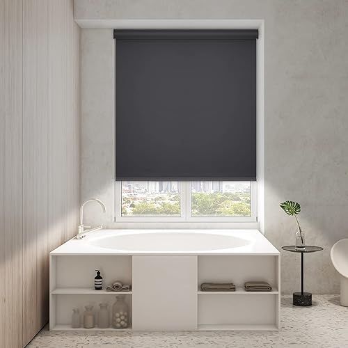 Miniatura 2 de Changshade Persianas enrollables opacas inalámbricas con cenefa, oscurecimiento de la habitación, persiana enrollable fácil de instalar, persianas