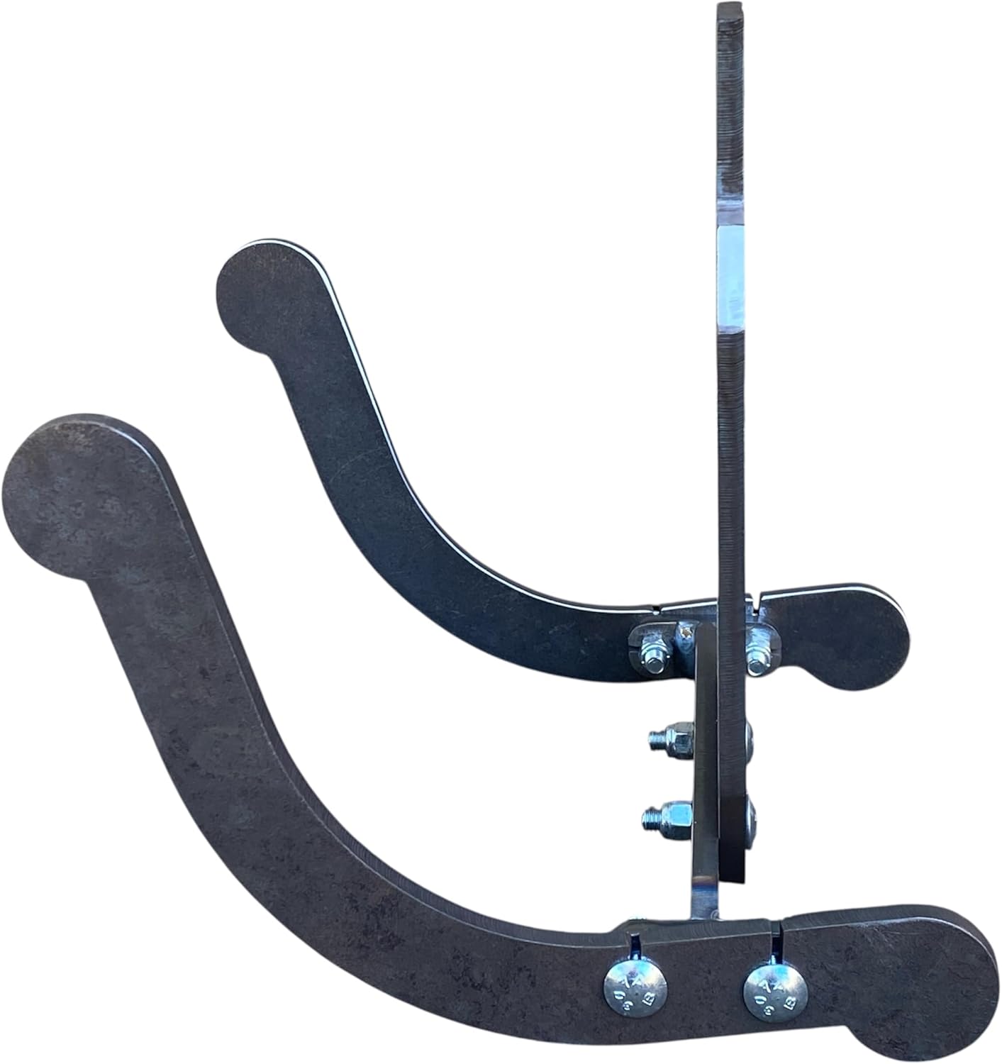 Magnum Target 7"x12" IDPA/IPSC - 3/8" AR500 Hardened Steel Rocking Ground Shooting Target Stand