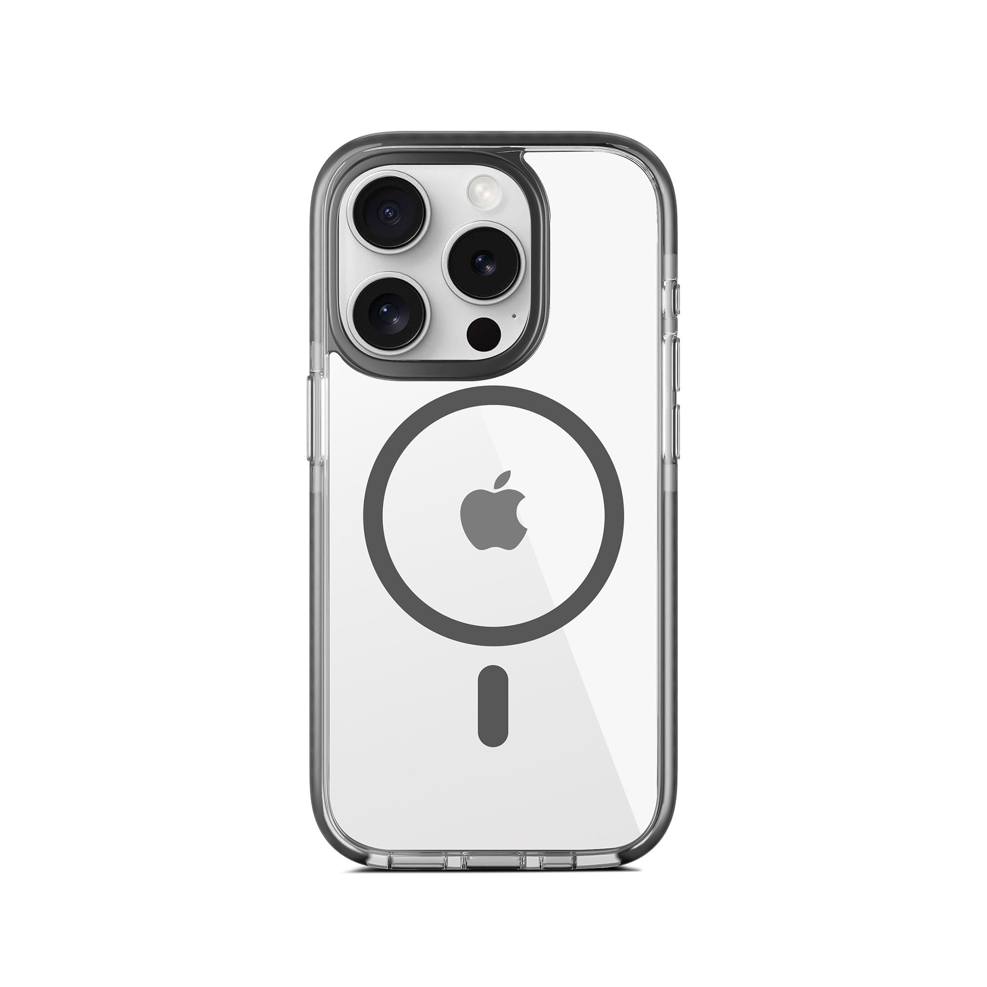 DailyObjects Stride 3.0 Clear Magnetic Protective Case Cover Compatible with iPhone 14 Pro |Magsafe|Camera & Body Protection|Anti Shock,Scratch Resistant|Precise Cutouts Design|Wireless Charging-Clear-image-8