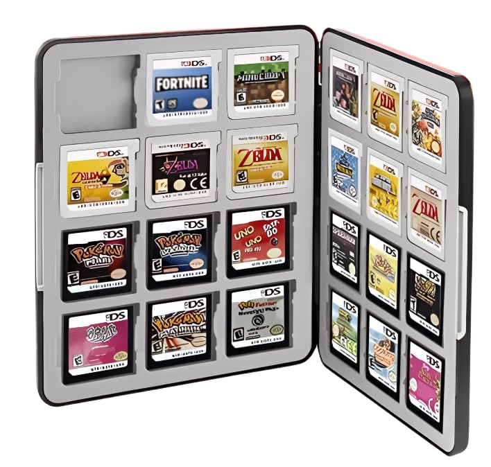 Amazon | 3DS DS ソフト専用 収納 ストレージ型 ケース 24カセット