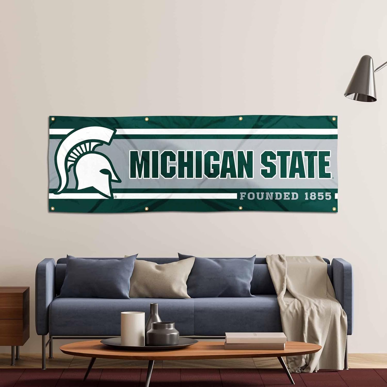Michigan State Spartans Large 2x6 Foot Banner - Image 4
