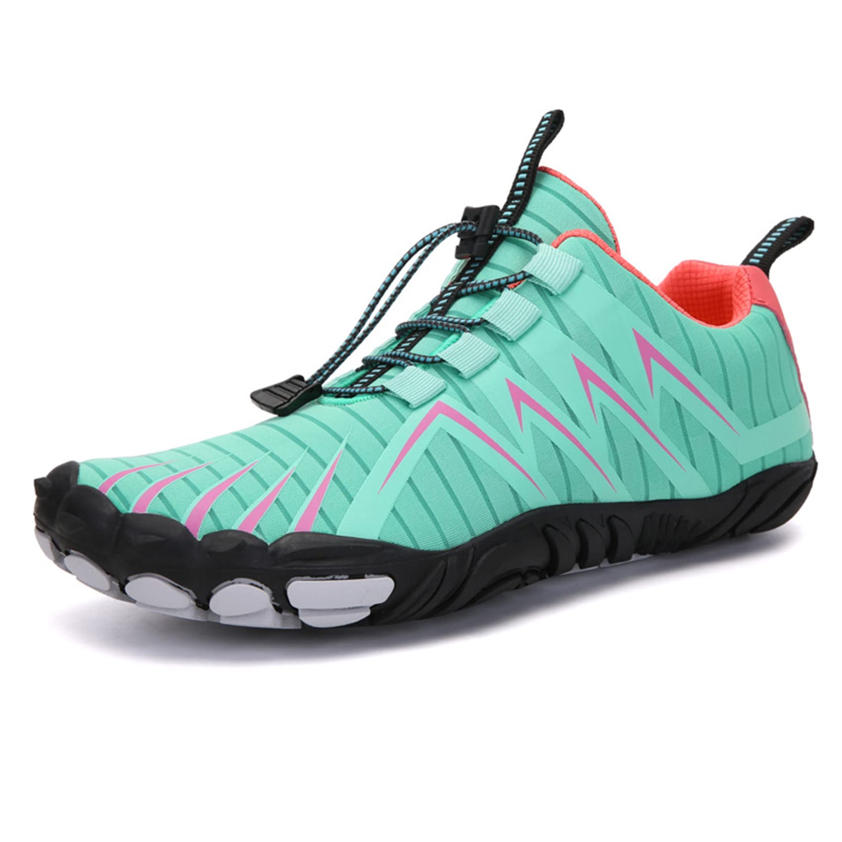 Zapatos Acuáticos Descalzos, Zapatillas Deportivas Acuáticas De Secado Rápido para Hombres Y Mujeres, Natación, Surf, Yoga, Carrera En La Playa, Remo, Snorkel, Buceo(37 EU, Blue)