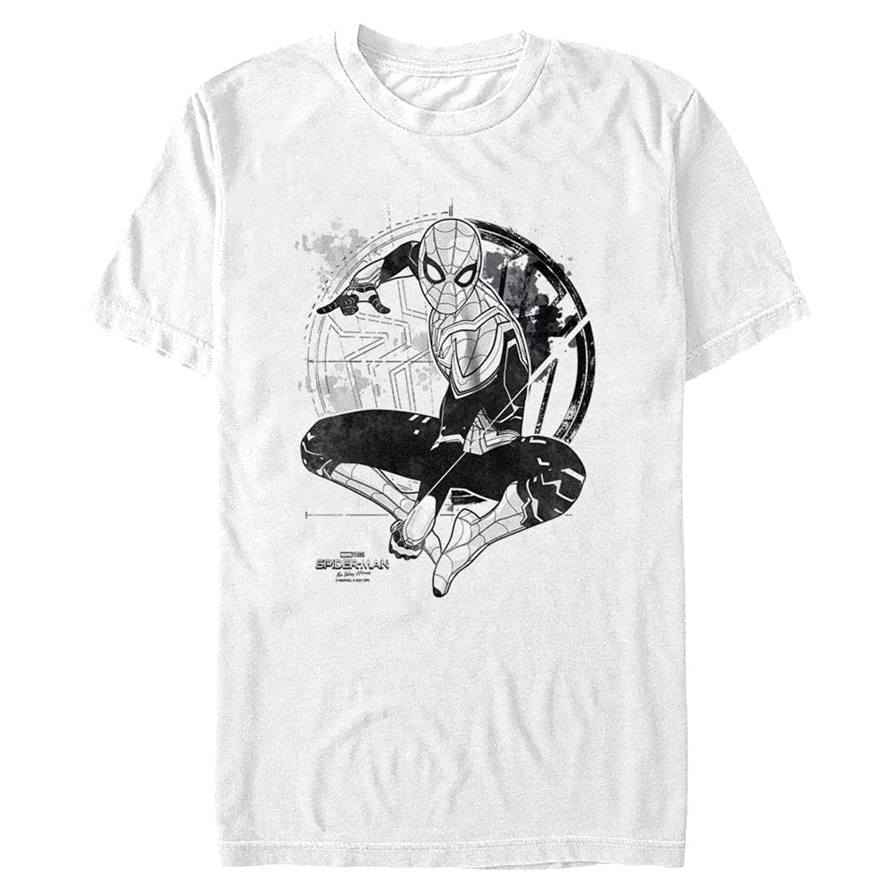 T-Shirt Spidey Logo Marvel Blanc : Le Style Geek Chic sans Compromis - 2