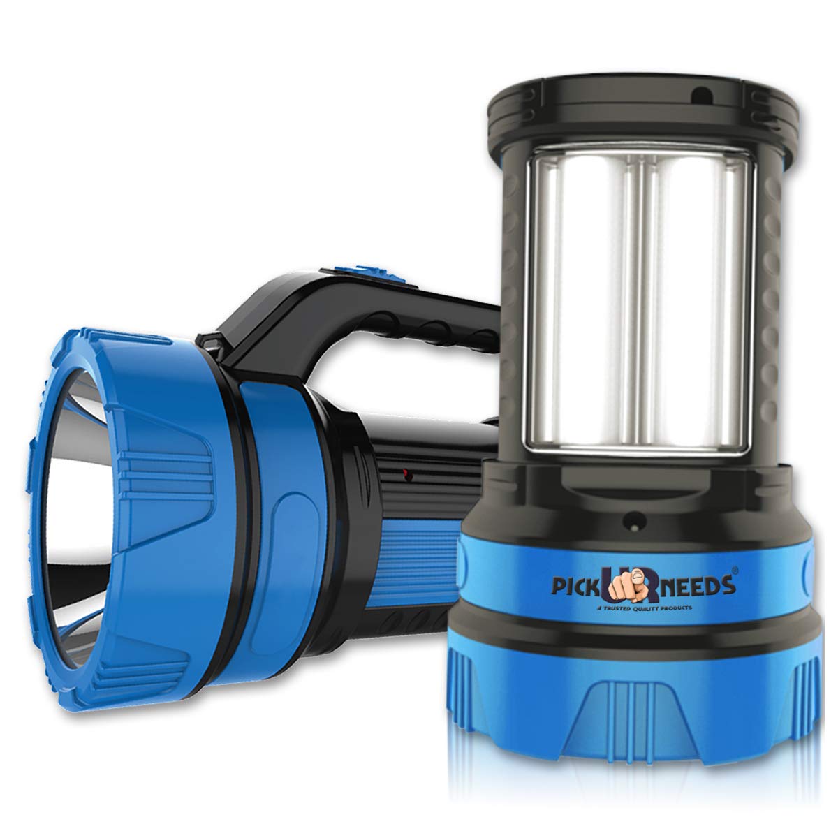 Pick Ur Needs 50 Watt Rechargeable Long Range Search Torch Light with 2 Side Emergency Kissan Light (Color-As per Availability) (B08WQ7Z6L9) Amazon Price History, Amazon Price Tracker