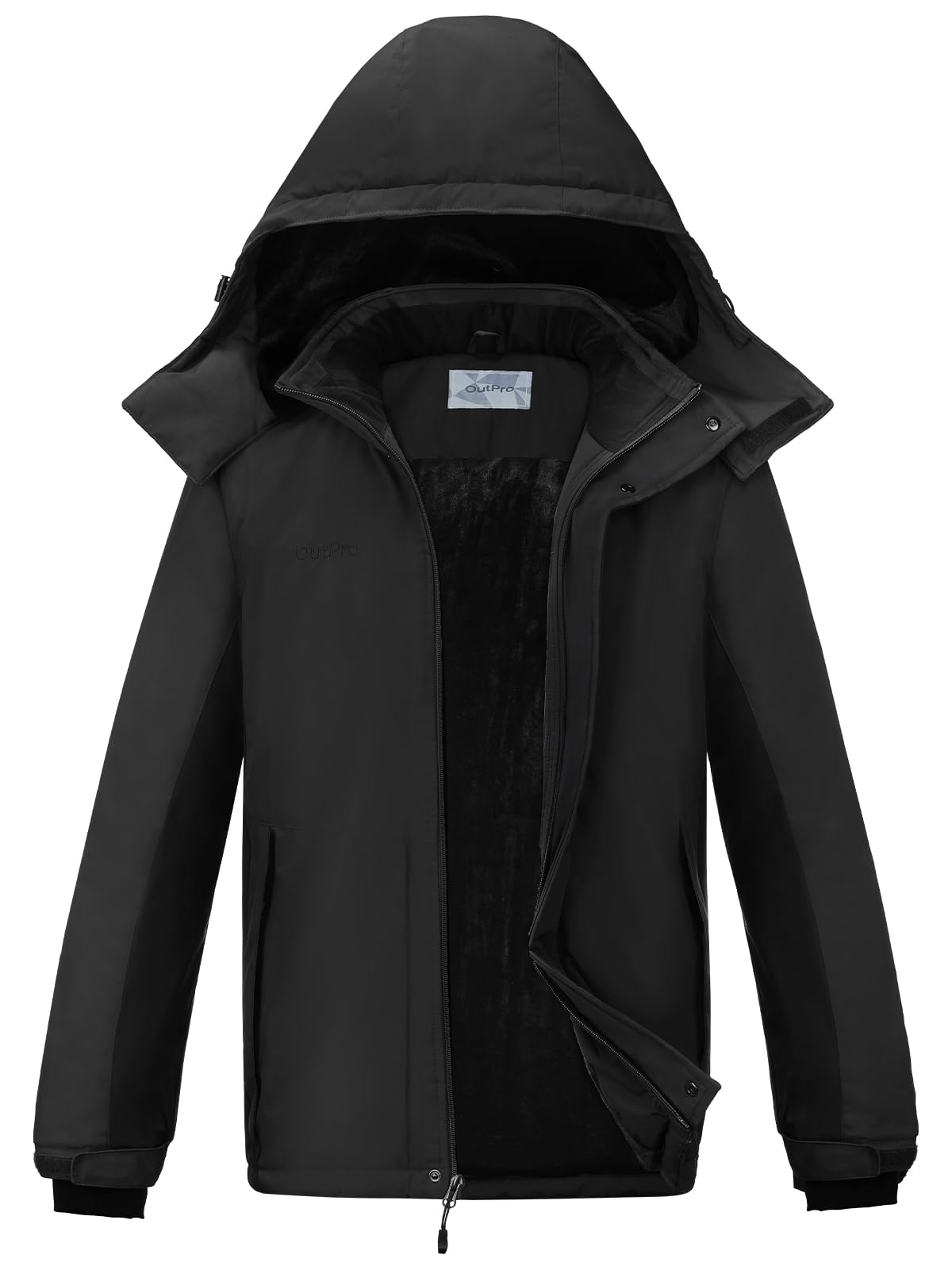 OutPro Herren Skijacke Winterjacke Wasserdicht Winddicht Funktionsjacke Outdoor