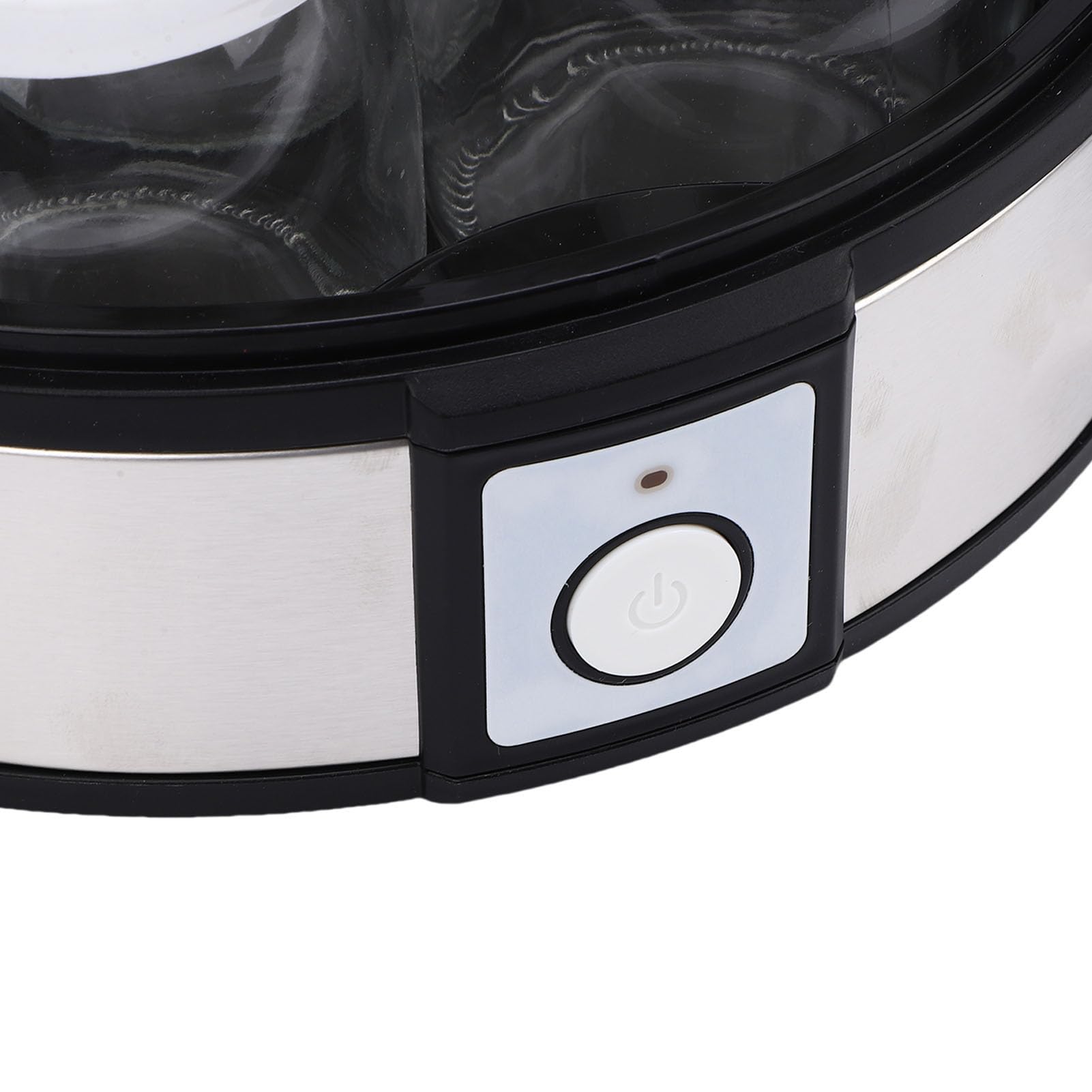 Luqeeg Yogurtera Eléctrica 20 W Acero Inoxidable Portátil Yogurtera Casera Multifuncional Electrodomésticos de Cocina para Mermeladas Postres Mermeladas de Frutas Postres Cremosos