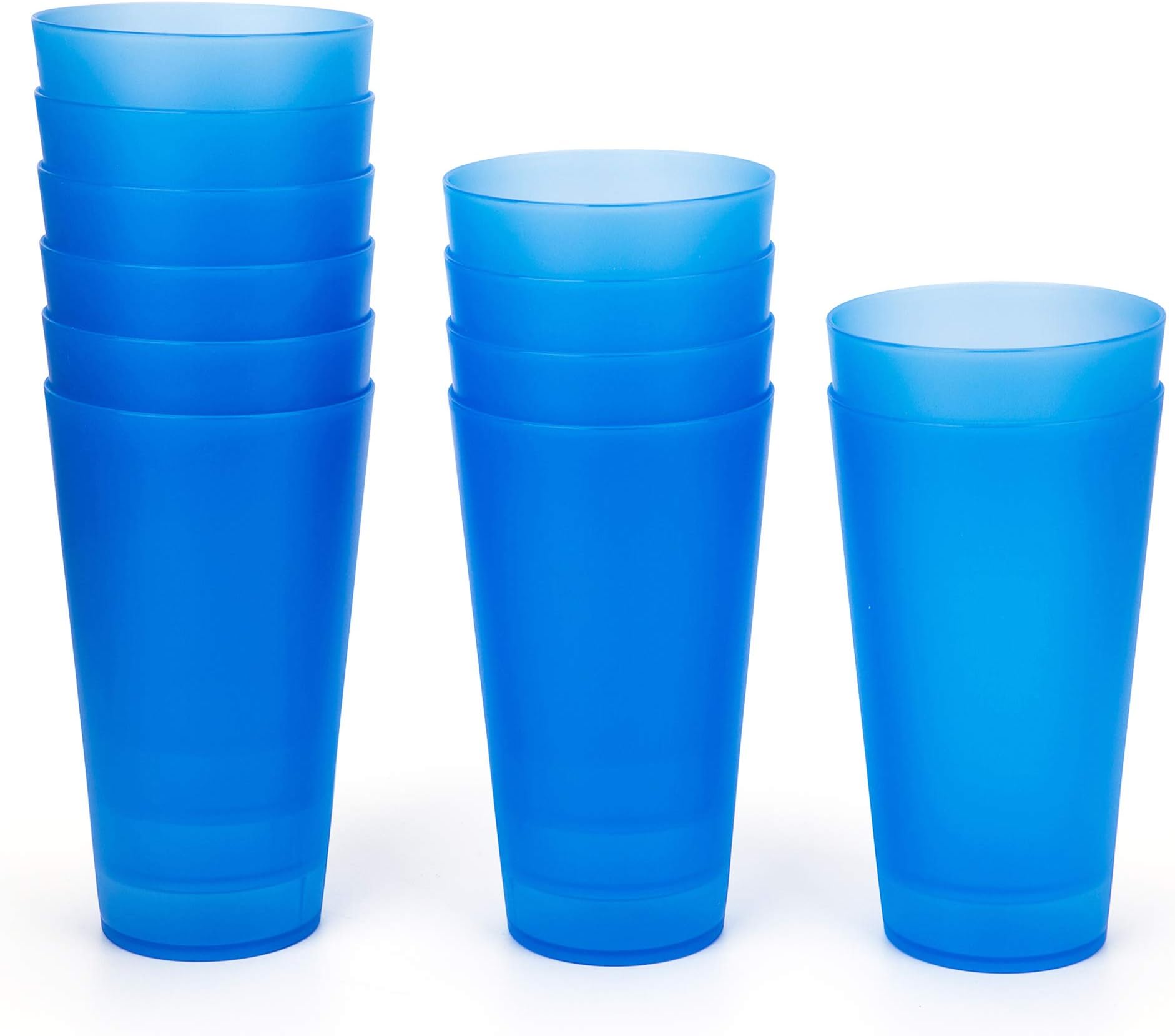 KXWARE 32ounce Plastic Tumblers/Large Drinking Glasses