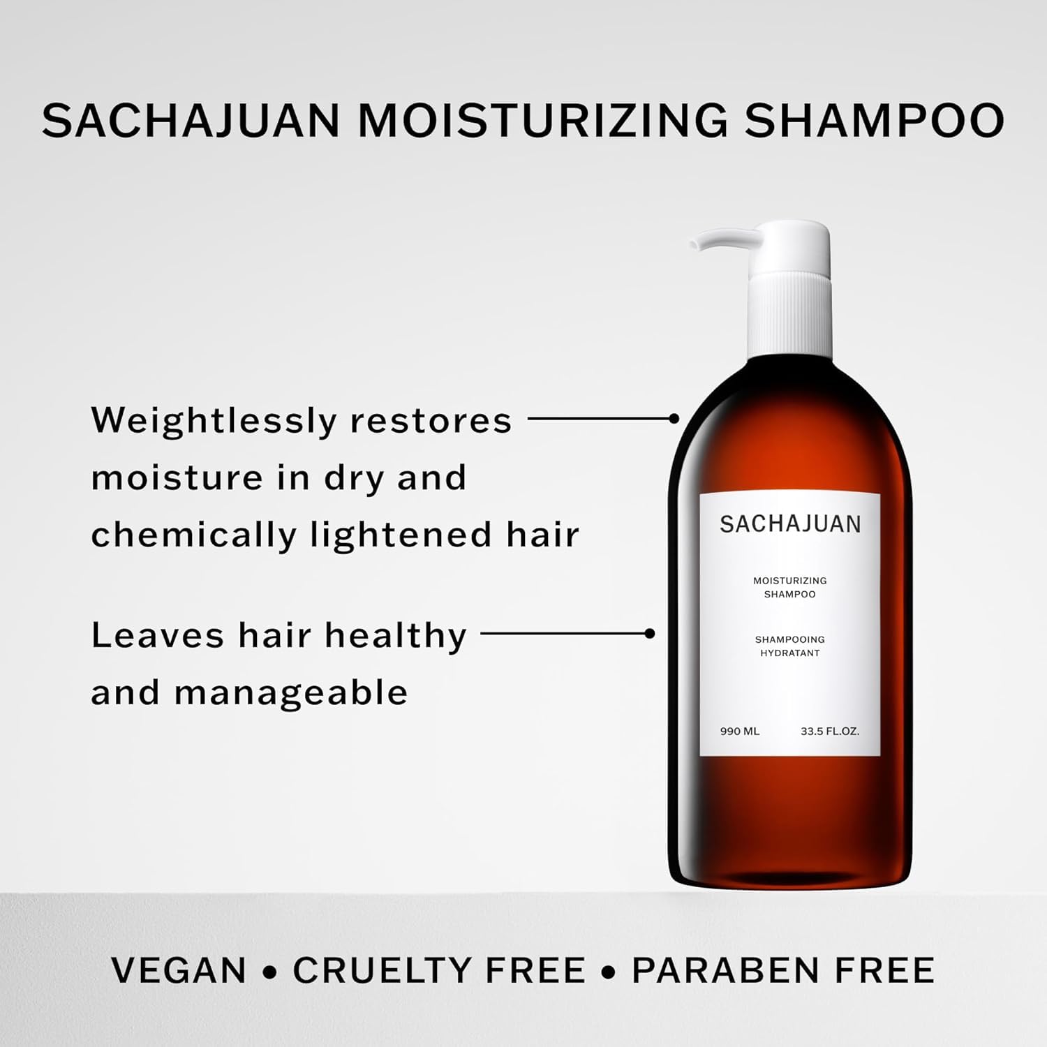 SACHAJUAN Moisturizing Shampoo 990 ml