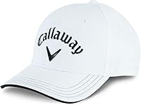 Callaway Men's Liquid Metal Golf Cap - 30+ UPF Performance Fabric, Adjustable Fit, Stylish Textured Logo