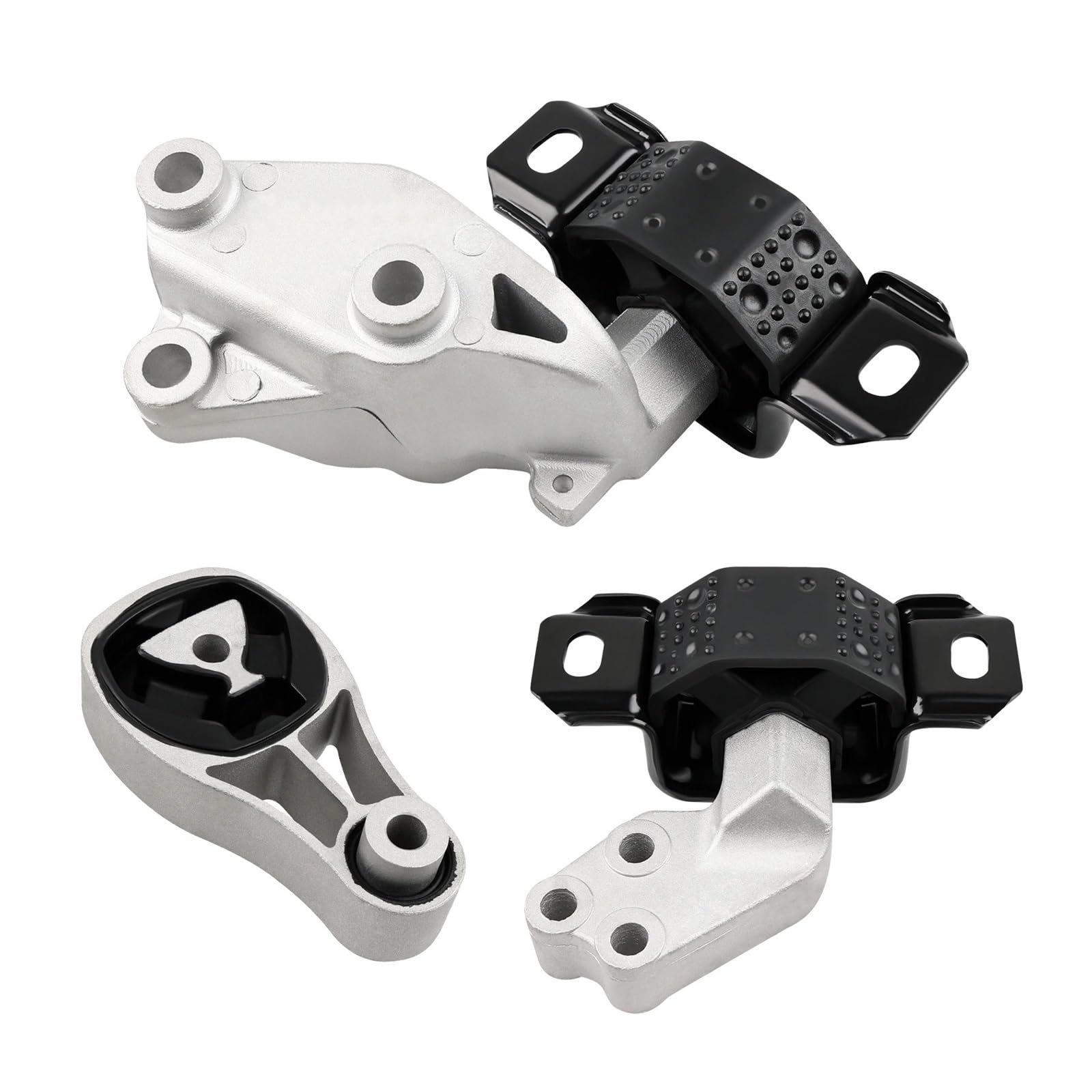 Nokrgqw One Color For Smart For Fortwo 2008-2015 A70015/A70016/1322200148/1322200048/1322200248 3Pcs Engine Motor & Transmission Mount Kit Car Engine Mounts
