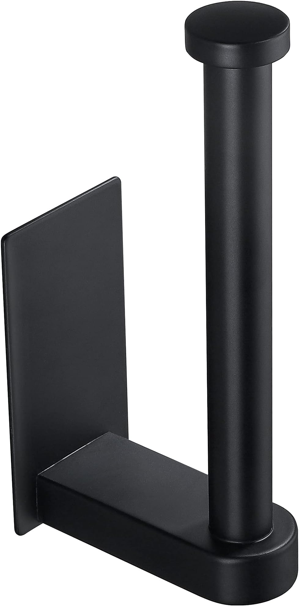 Amazon.com: 1 Pack Adhesive Toilet Roll Holder Stand - Matte Black ...