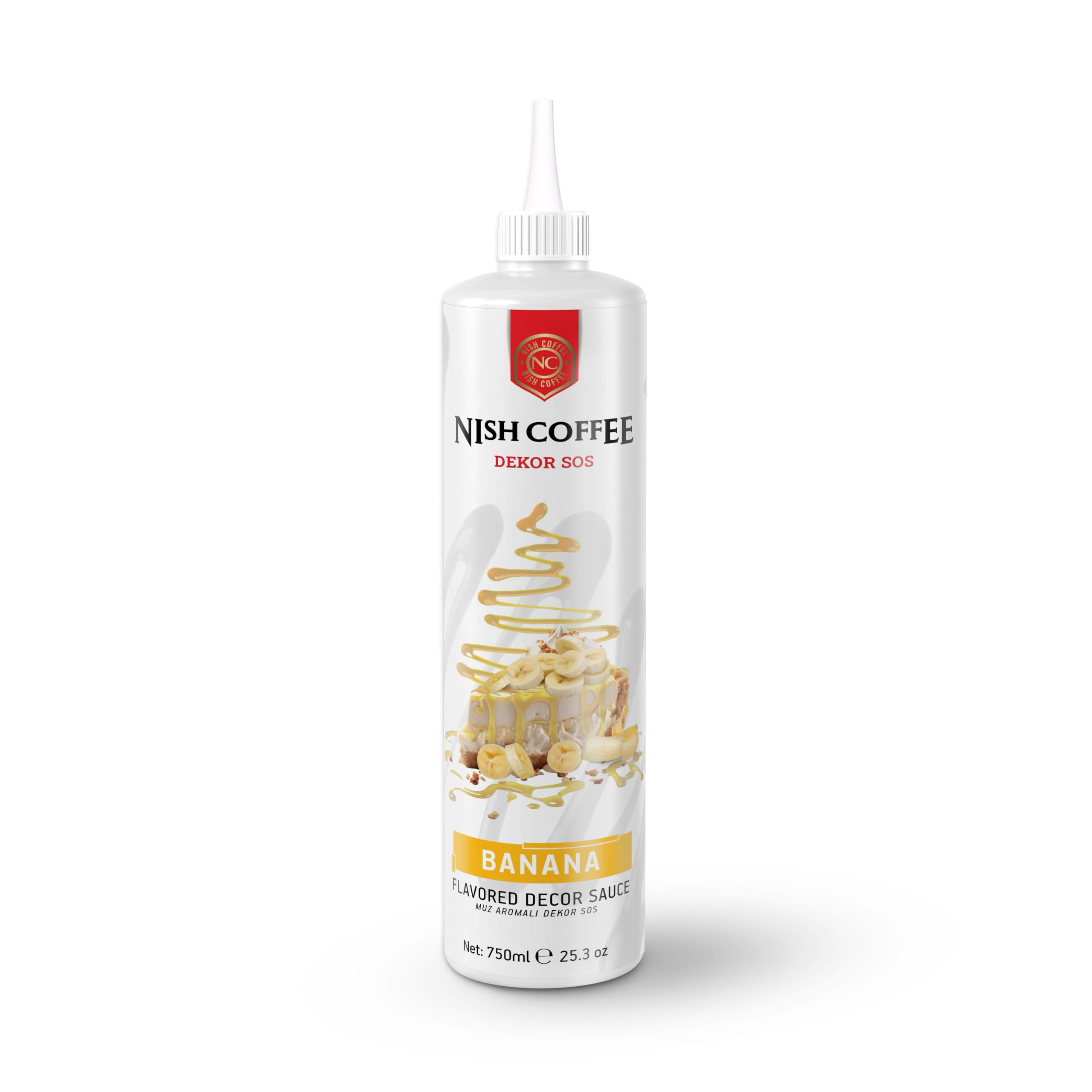 Nish Muz Aromalı Dekor Sos 750 Gram