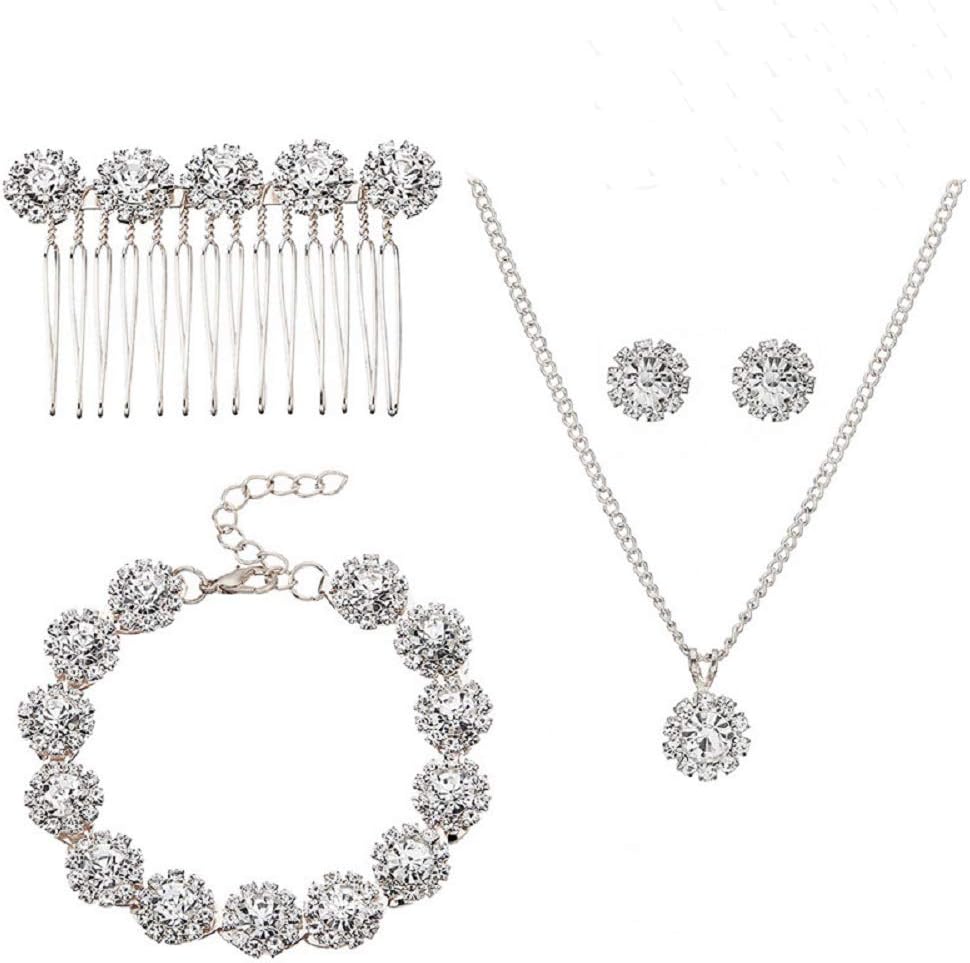 Crystal Jewelry Set of 5