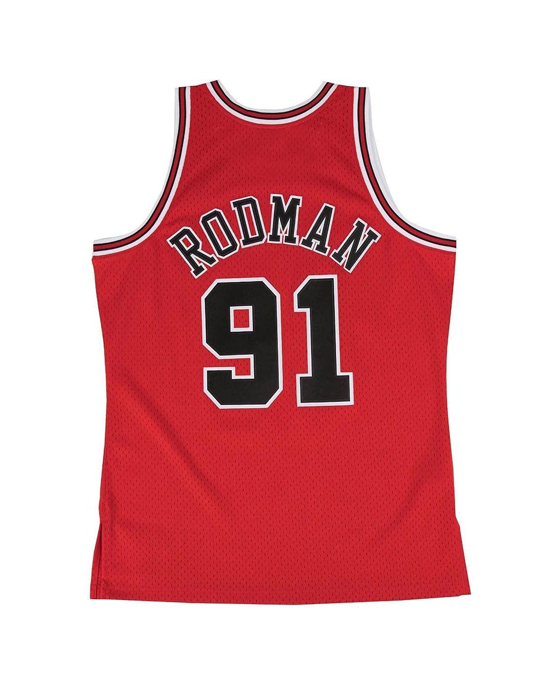 Mitchell & Ness NBA Swingman Road Jersey Chicago Bulls 97-98, Dennis Rodman