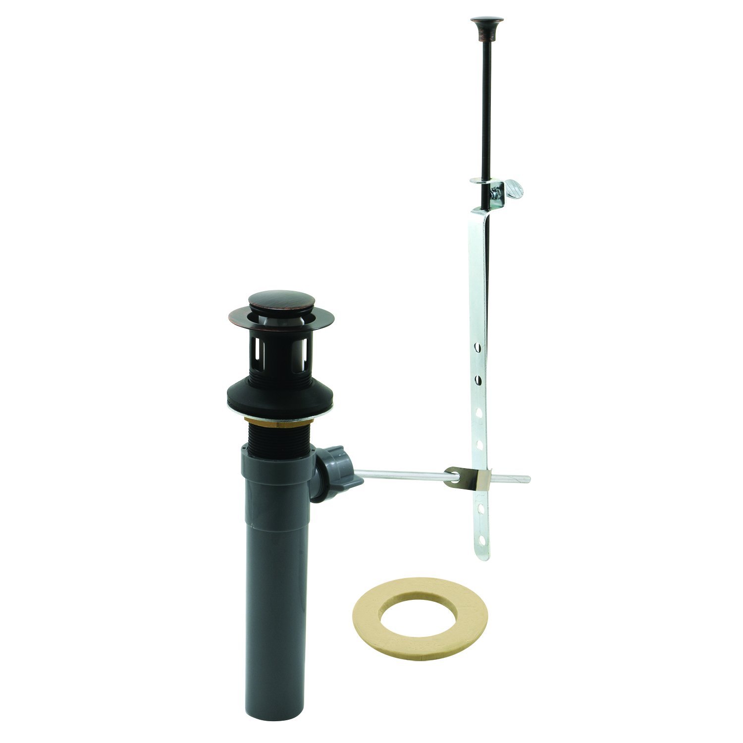 RP31200OR Pop-Up Assembly, 1-1/4 In., Oil Rubbed Bronze Plated-Finish, Fits Bath Sinks, with Rapid Ring Pre-Formed Plumber's Putty Ring (Single Pack)