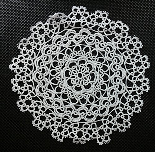 centrino modello chiacchierino varie misure colore bianco ecrù introvabile (12 pollici=26 centimetri, Bianco)