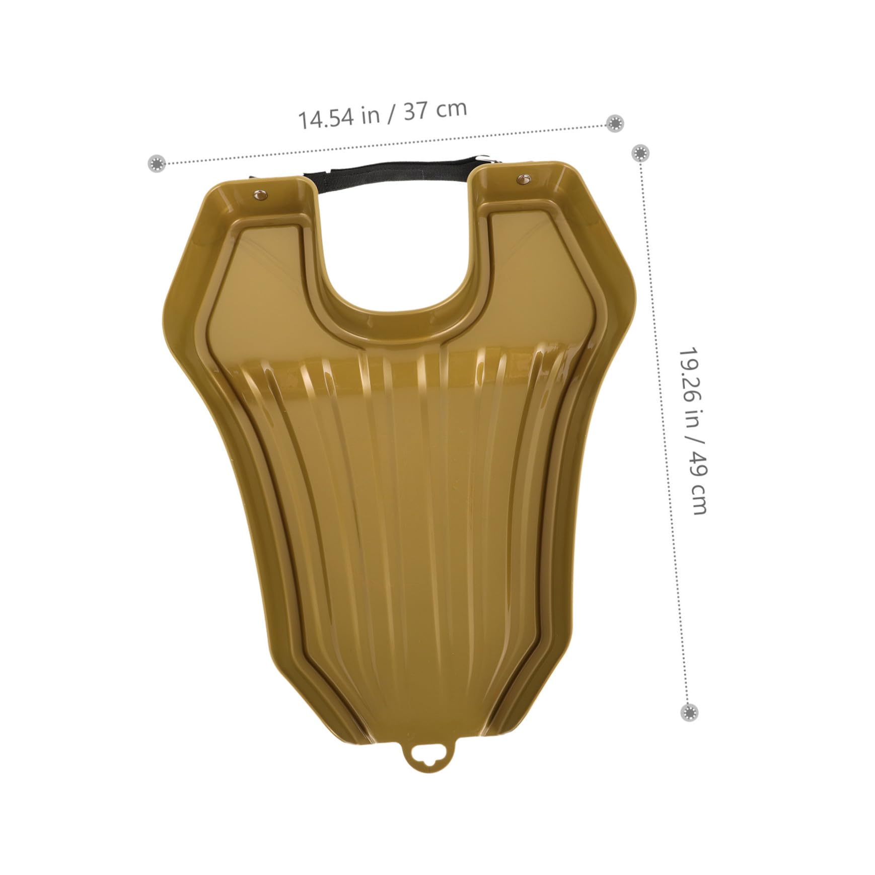 IWOWHERO Convenient Plastic Hair Wash Basin Portable Shampoo Tray for Elderly Bedside Washing Sink Straps