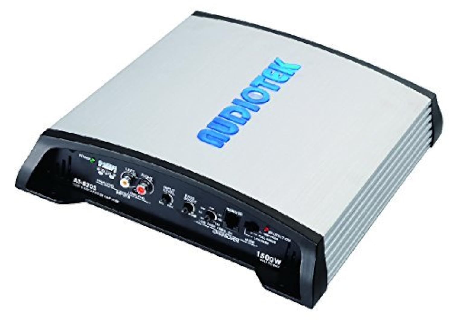 AUDIOTEK AT820S 2 Channels Class AB 2 OHM Stable 1500W Stereo Power CAR Amplifier W/BASS Control