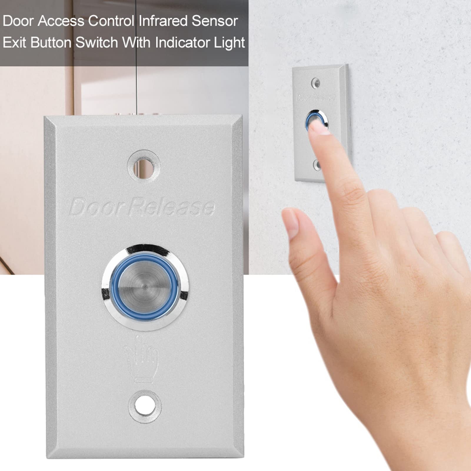 Contrôle d'accès de porte 12 V - Bouton de sortie, d'ouverture et de déverrouillage désactivé - Système de contrôle d'accès