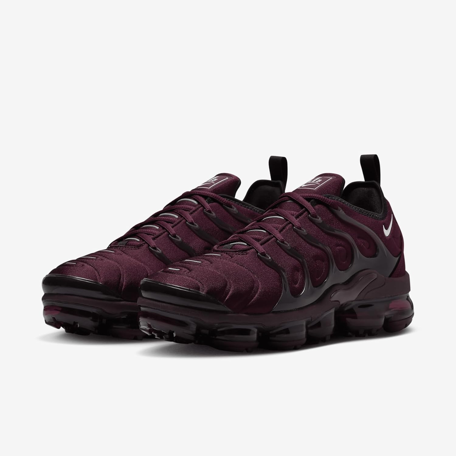 Nike Air VaporMax Plus Men's Shoes (FN6850-681, Night Maroon/Black/Cedar/White) Size 12.5