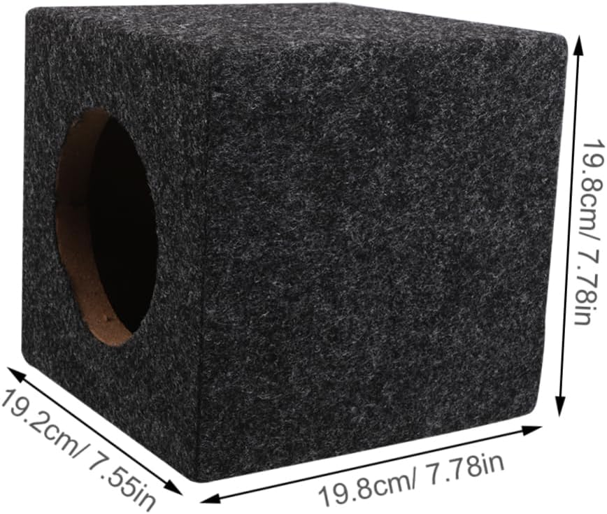 Subwoofer Enclosure Box Custom Square Wooden Car Audio Speaker Box Easy Installation Stylish Appearance Subwoofer Enclosure