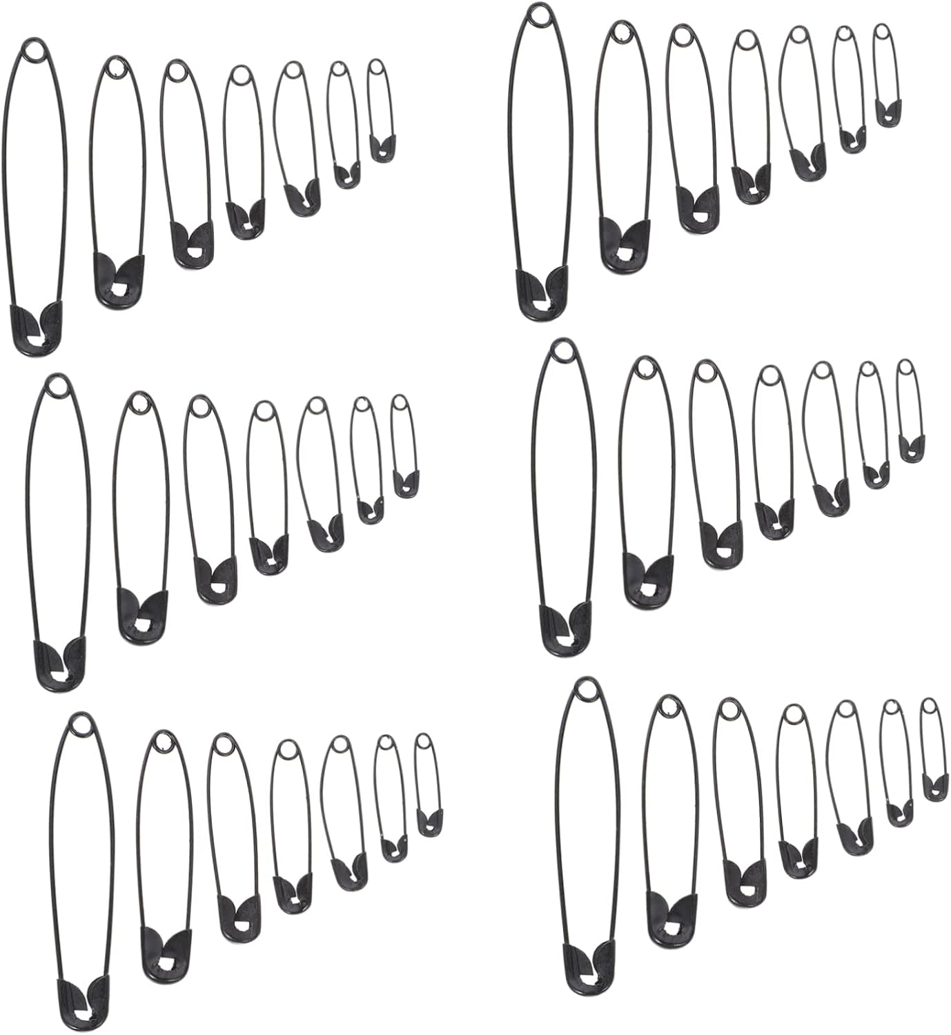 Assorted Butterfly Safety Pins 350pcs Box Small Metal Pins for DIY Tailoring Clothing
