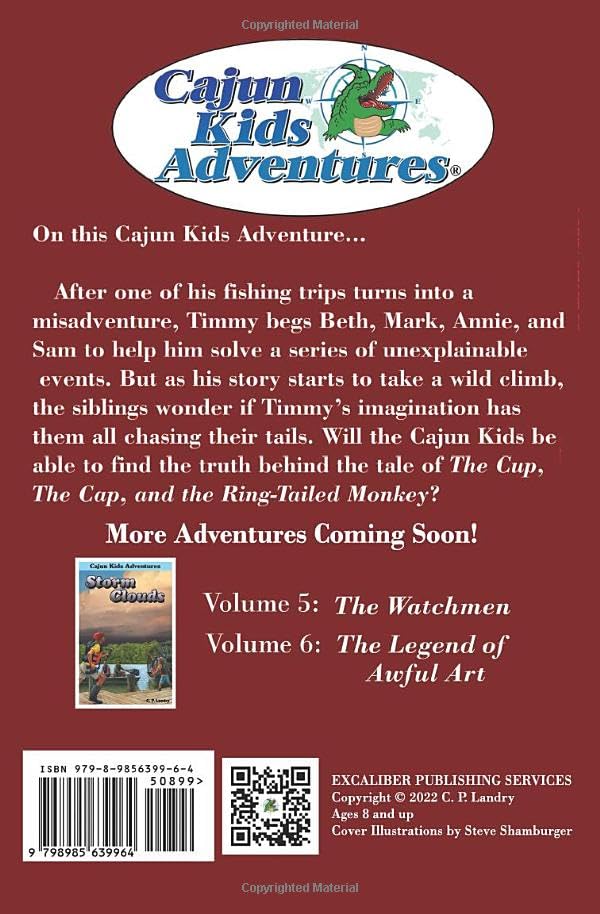 Cajun Kids Adventures- Volume Three: The Cup, the Cap and the Ring-tailed Monkey - Image 2