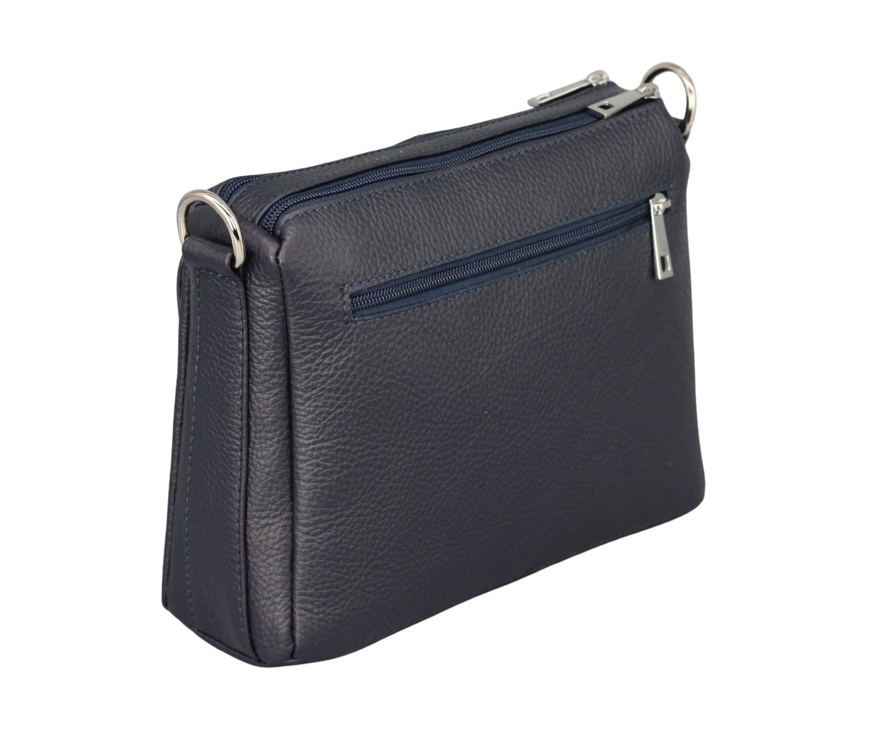 Brise Art PALMA Damen Umhängetasche Echtleder Handgefertigt Crossbody Bag | Damen Schultertasche mit verstellbarem Ledergurt, Echtes Leder, 5 Fächer, Wasserabweisend, Made in Italy