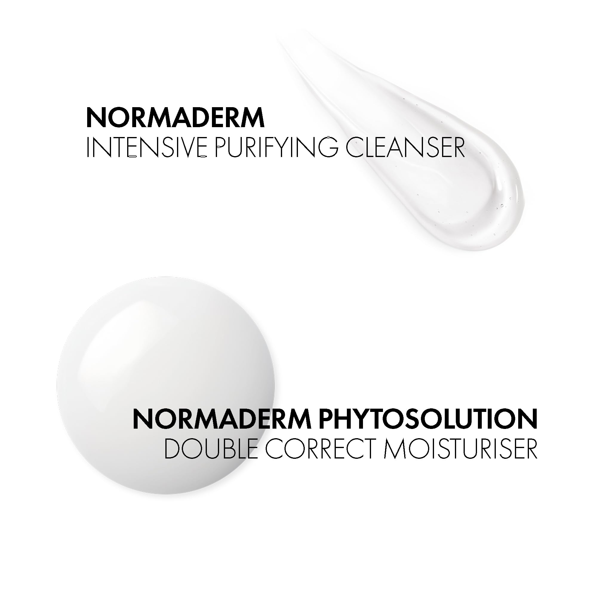 Vichy Normaderm, Kit con Detergente Purificante e Trattamento Anti-Imperfezioni, Per Pelli Grasse a Tendenza Acneica, Effetto Correttivo e Idratante, Con Acido Salicilico, 400 ml + 50 ml