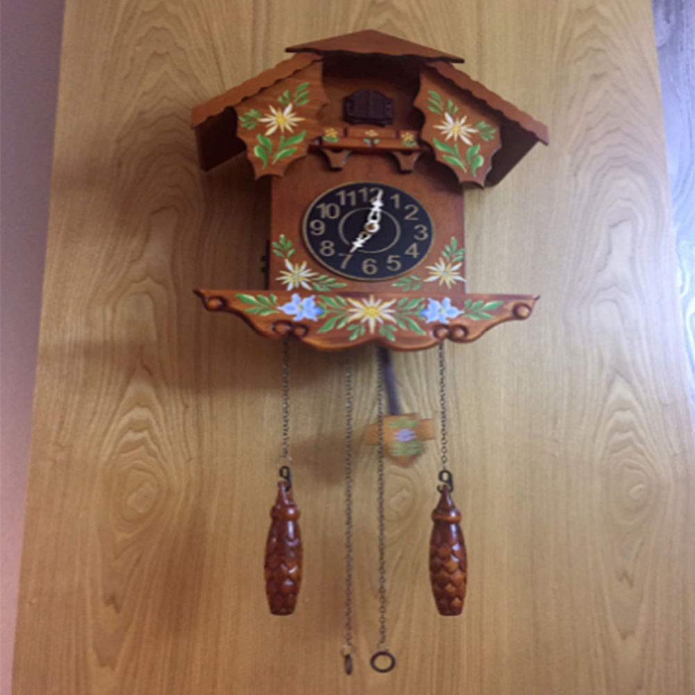 Horloge à coucou, en bois antique, horloge murale à suspendre Forêt-Noire Forêts Noires