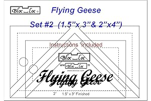 Bloc Loc Flying Geese Ruler Set