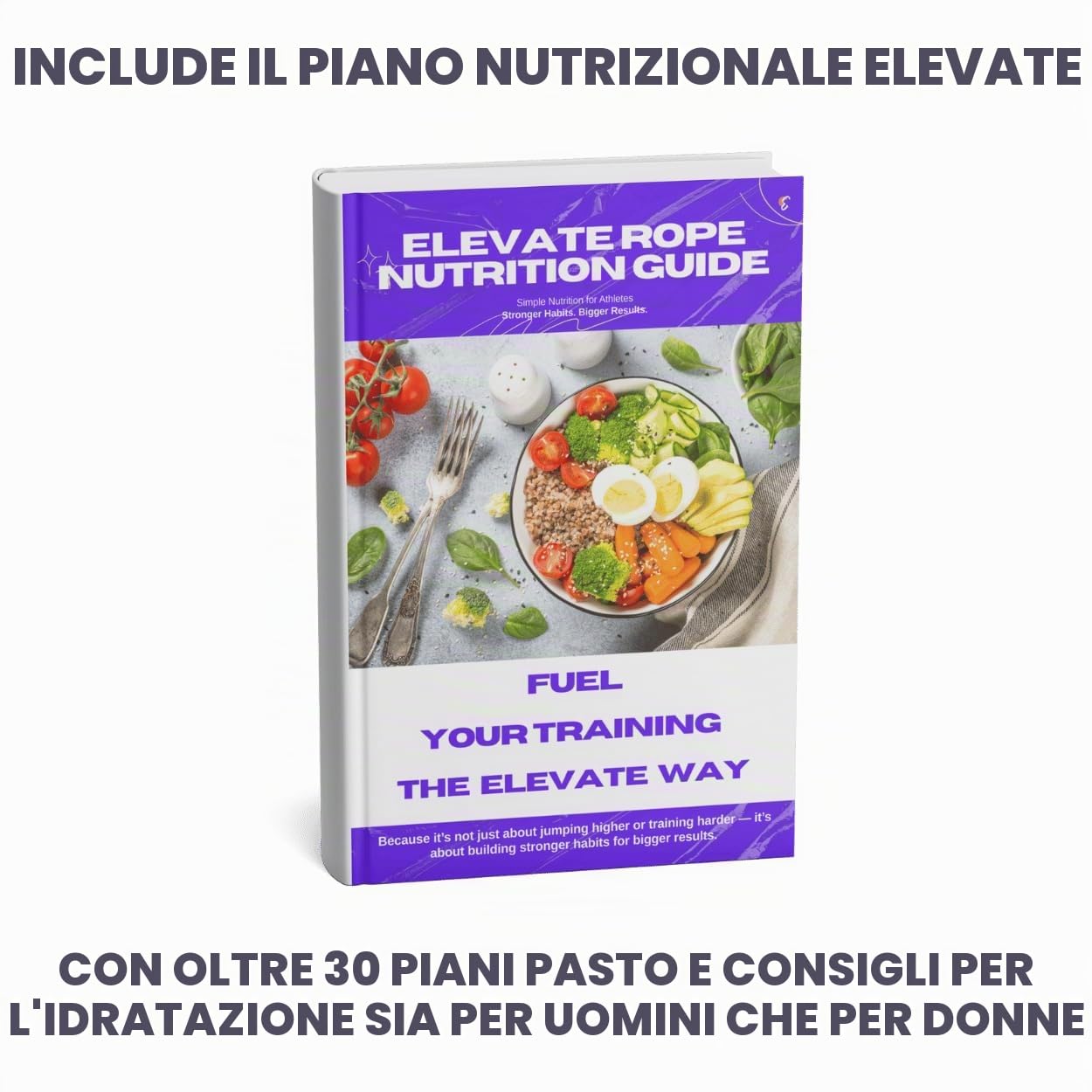 Elevate Rope Corda per saltare regolabile con perline, 3 m, con app per allenamento gratuita, ritmo e controllo per cardio, freestyle, footwork e principianti