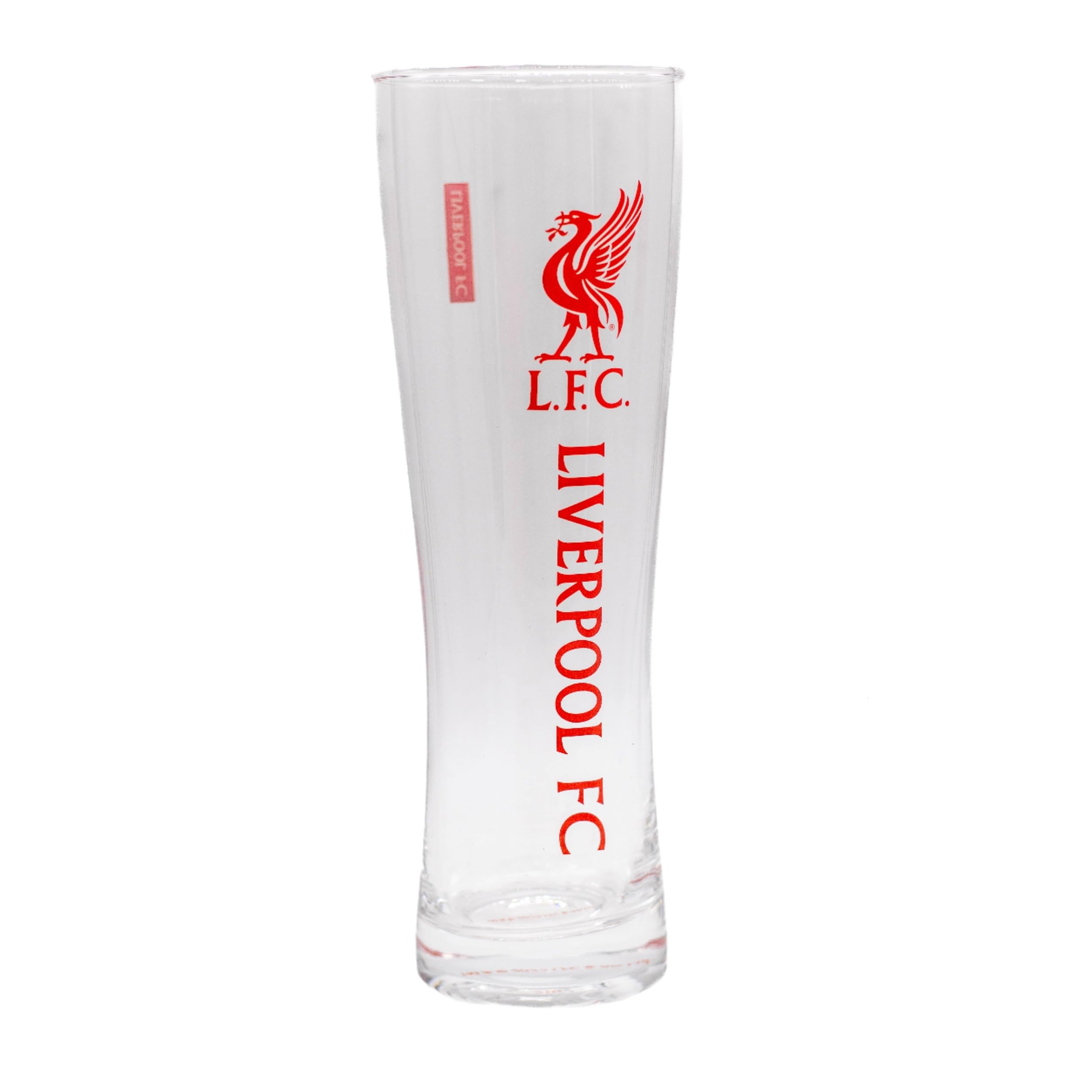 FOCOOfficial Licensed Liverpool FC Football Word Mark Slim Pint Glass