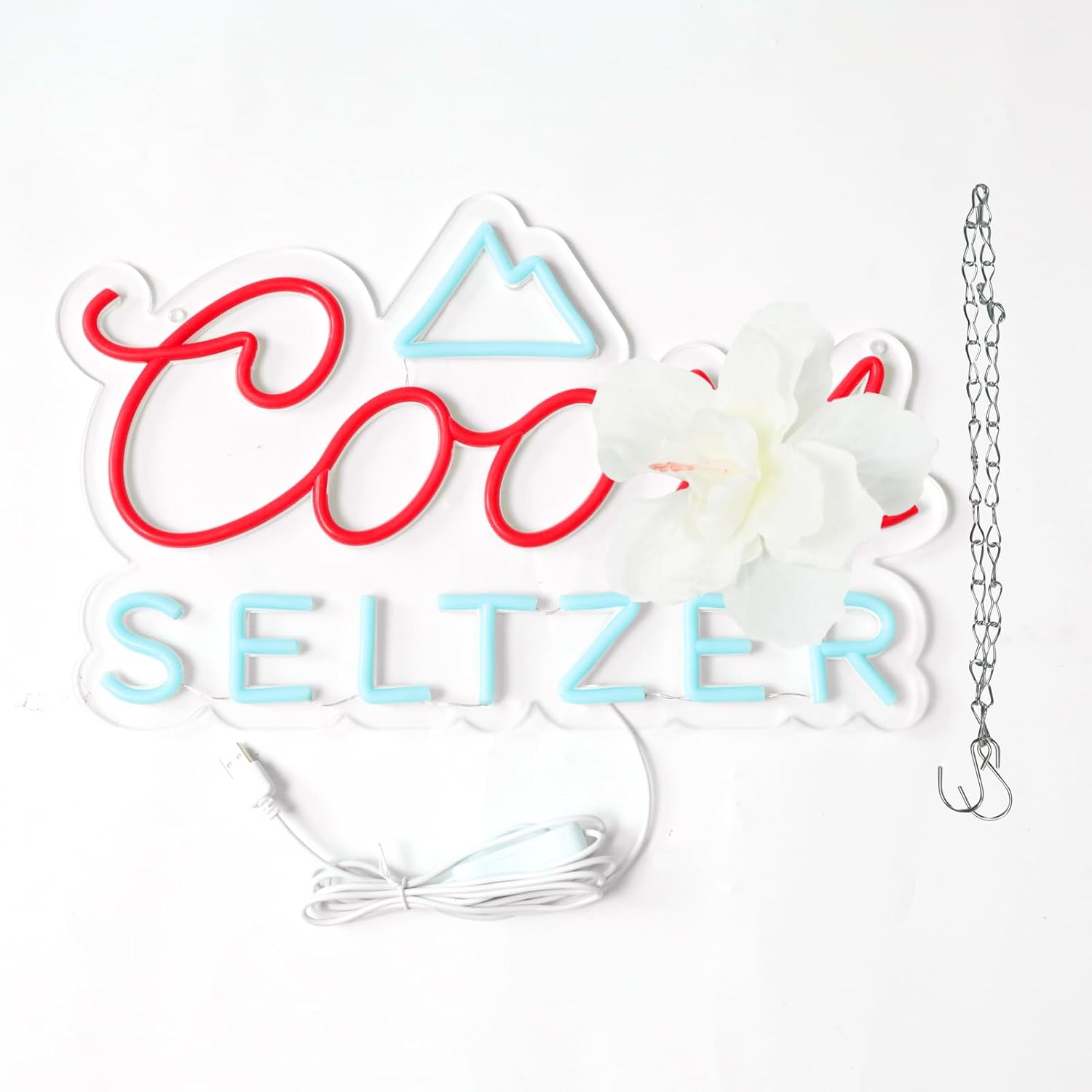 JFLLamp Beer Neon Signs for Wall Decor Crs Seltzer Neon Lights for Bedroom Led Signs Suitable for Dormitory Man Cave Christmas Gift - Image 5