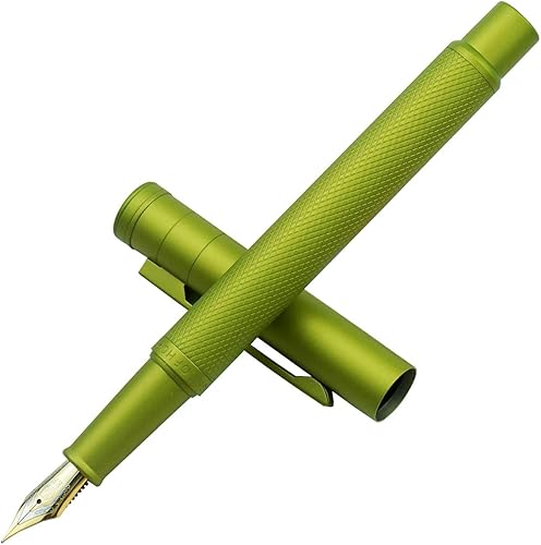 Miniatura 8 de Pluma estilográfica de metal del bosque de Hongdian, hermoso árbol de textura blanca pluma de oficina de escritura