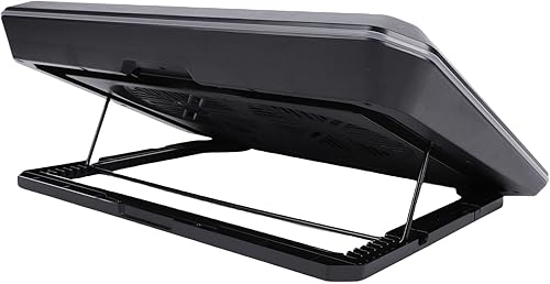 Miniatura 9 de Yunir RGB Laptop Cooling Pad,Laptop Cooler for 15.6-19 Inch Laptops,Gaming Laptop Fan Cooling Pad with 6 Adjustable Height & 2 Powerful Turbofan,4