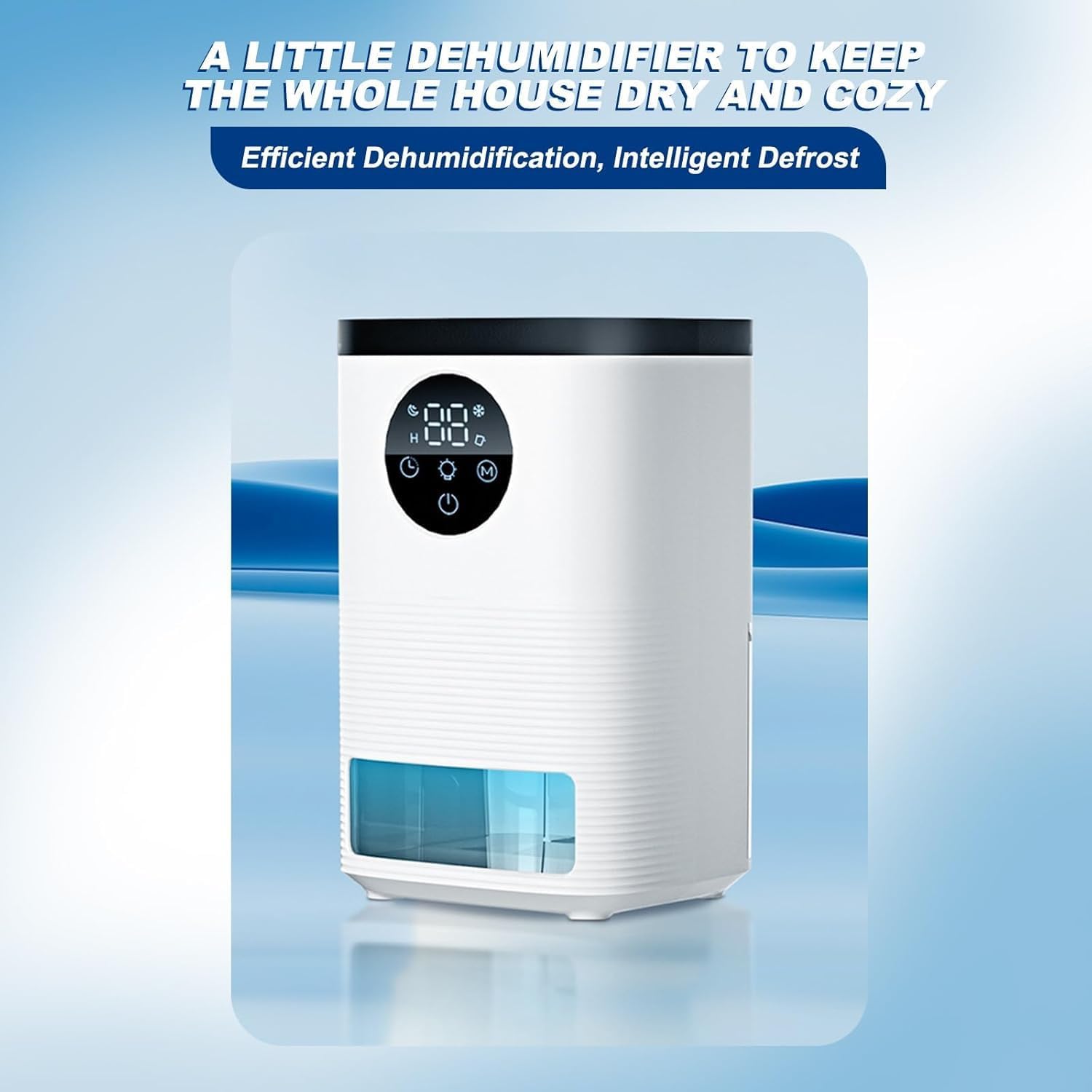 Deumidificatori Compatti per la casa, sbrinamento automatico, essiccatore elettrico assorbiumidità portatile per camera da letto, bagno, armadio per camera, guardaroba, bagno
