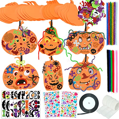 485Pcs Halloween Crafts for Kids Foam Pumpkins
